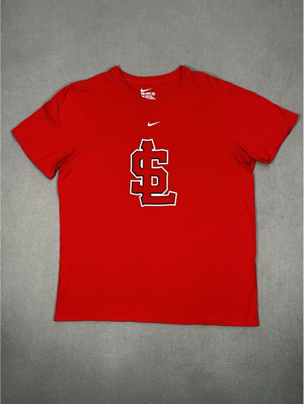 Nike St. Louis Cardinals Red Team Logo T-Shirt Men’s Large MLB